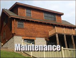  Newtonsville, Ohio Log Home Maintenance