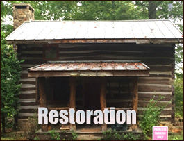 Historic Log Cabin Restoration  Newtonsville, Ohio